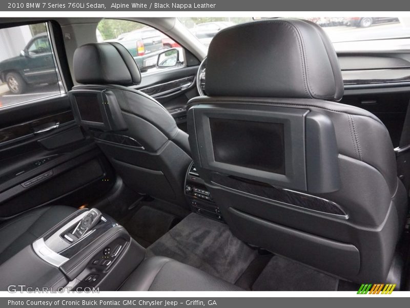 Rear Seat of 2010 7 Series 760Li Sedan