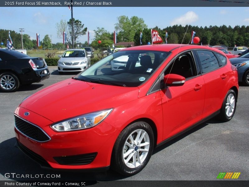 Race Red / Charcoal Black 2015 Ford Focus SE Hatchback