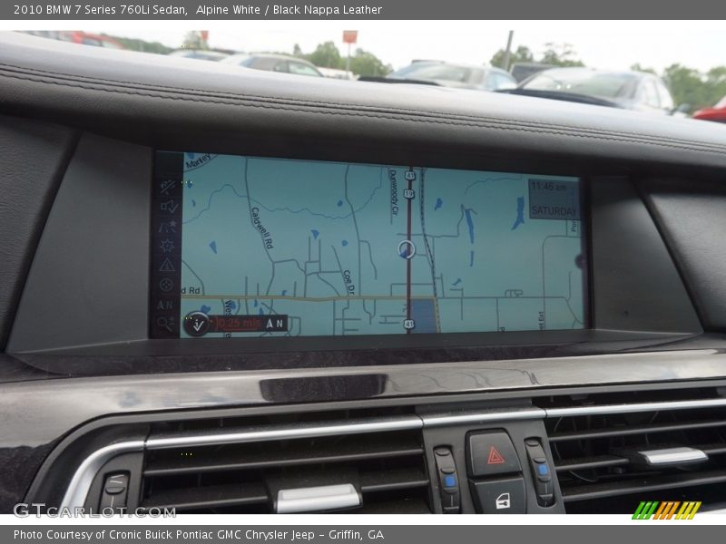 Navigation of 2010 7 Series 760Li Sedan