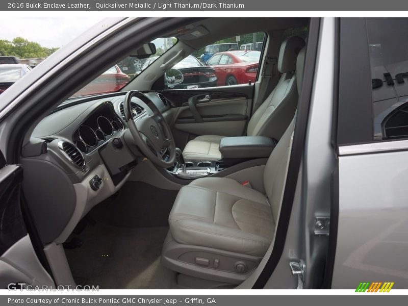 Quicksilver Metallic / Light Titanium/Dark Titanium 2016 Buick Enclave Leather