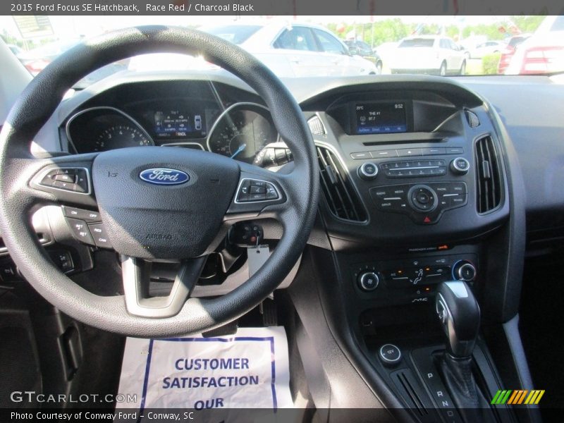 Race Red / Charcoal Black 2015 Ford Focus SE Hatchback