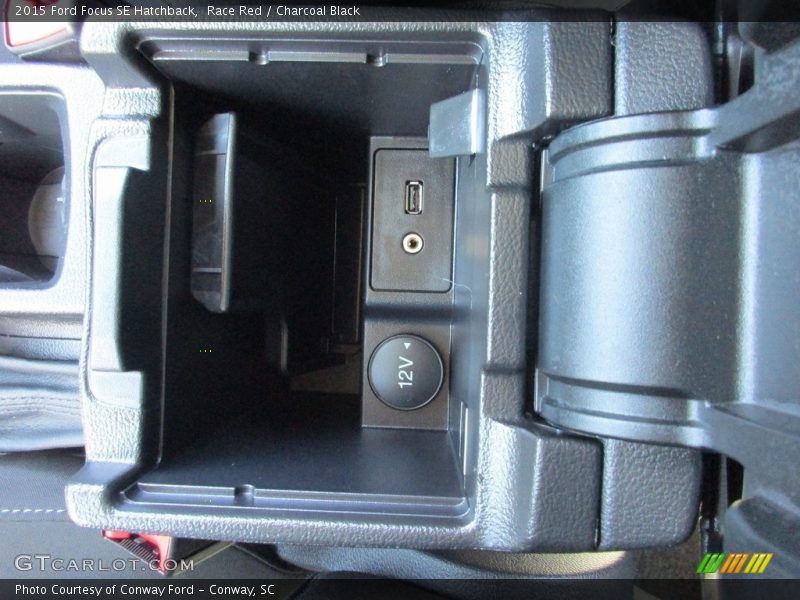 Race Red / Charcoal Black 2015 Ford Focus SE Hatchback