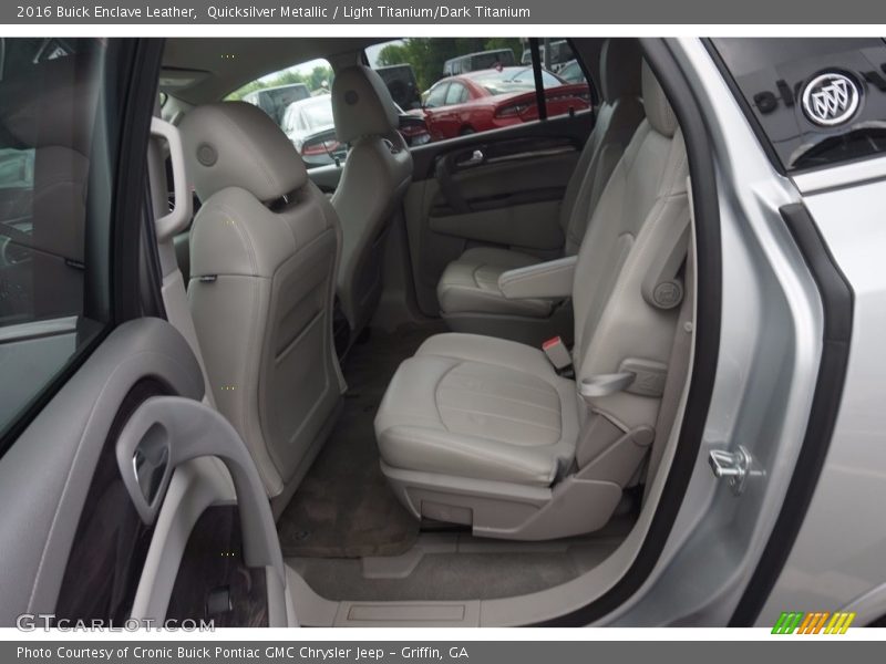 Quicksilver Metallic / Light Titanium/Dark Titanium 2016 Buick Enclave Leather