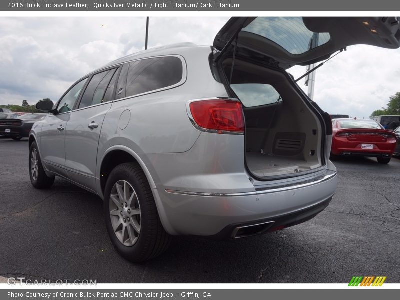 Quicksilver Metallic / Light Titanium/Dark Titanium 2016 Buick Enclave Leather