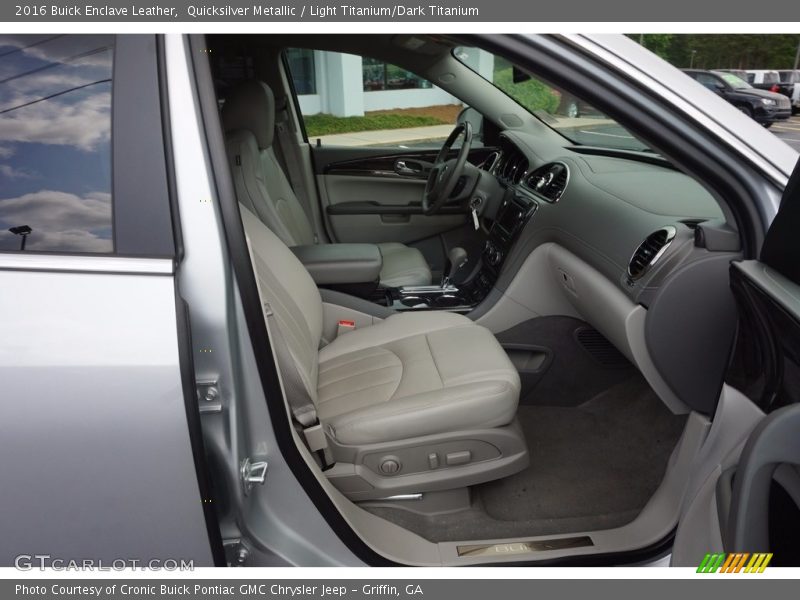 Quicksilver Metallic / Light Titanium/Dark Titanium 2016 Buick Enclave Leather