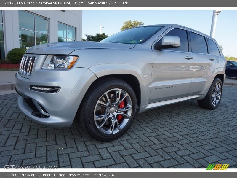 Bright Silver Metallic / SRT Black 2012 Jeep Grand Cherokee SRT8 4x4