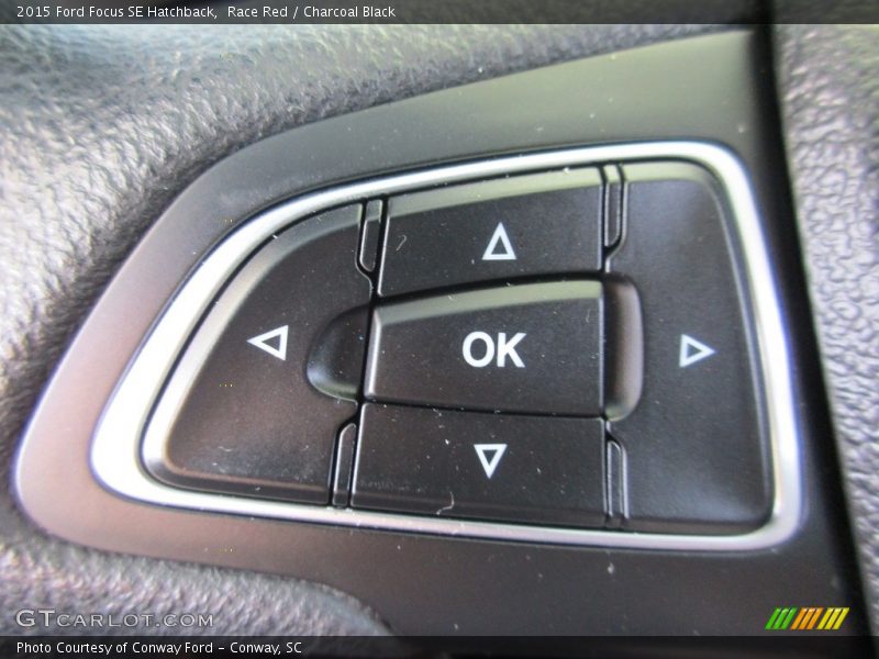 Race Red / Charcoal Black 2015 Ford Focus SE Hatchback