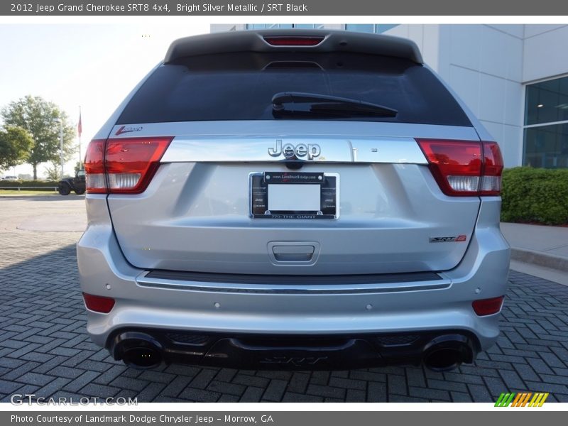 Bright Silver Metallic / SRT Black 2012 Jeep Grand Cherokee SRT8 4x4