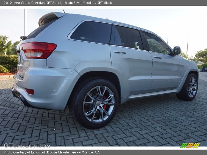 Bright Silver Metallic / SRT Black 2012 Jeep Grand Cherokee SRT8 4x4