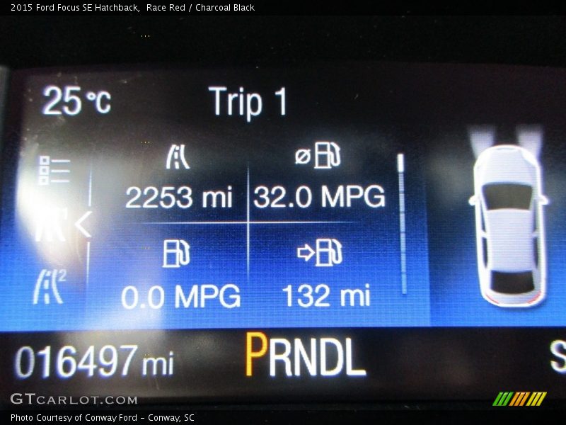 Race Red / Charcoal Black 2015 Ford Focus SE Hatchback