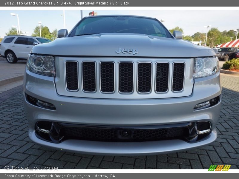 Bright Silver Metallic / SRT Black 2012 Jeep Grand Cherokee SRT8 4x4