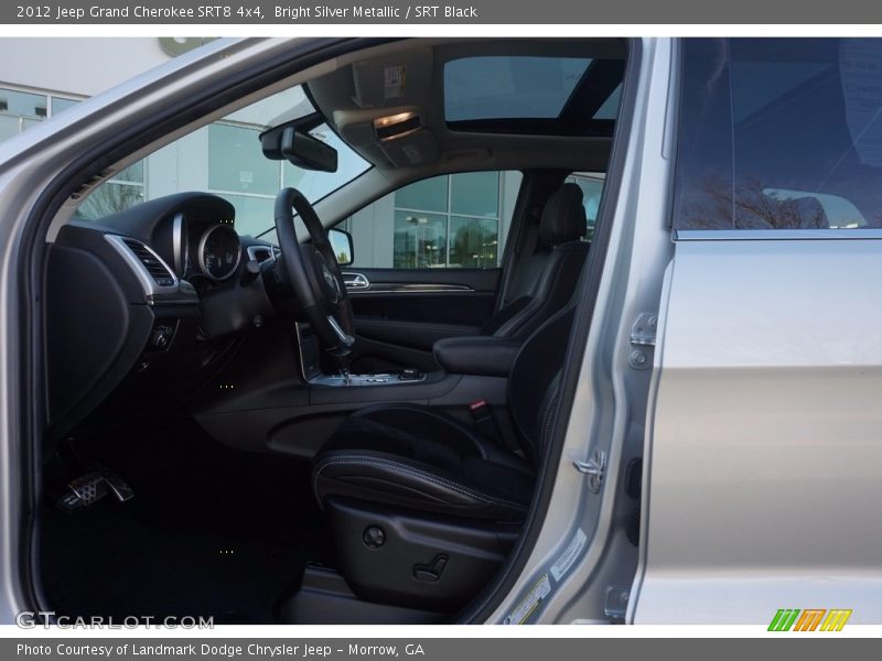 Bright Silver Metallic / SRT Black 2012 Jeep Grand Cherokee SRT8 4x4