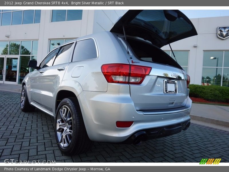 Bright Silver Metallic / SRT Black 2012 Jeep Grand Cherokee SRT8 4x4