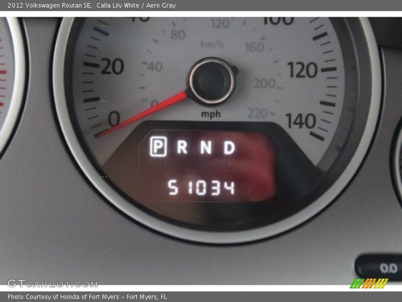 Calla Lily White / Aero Gray 2012 Volkswagen Routan SE