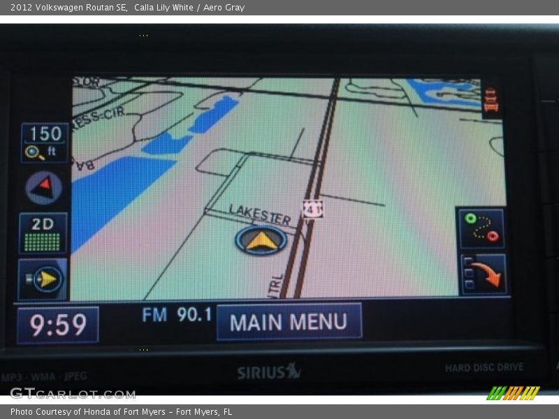Calla Lily White / Aero Gray 2012 Volkswagen Routan SE