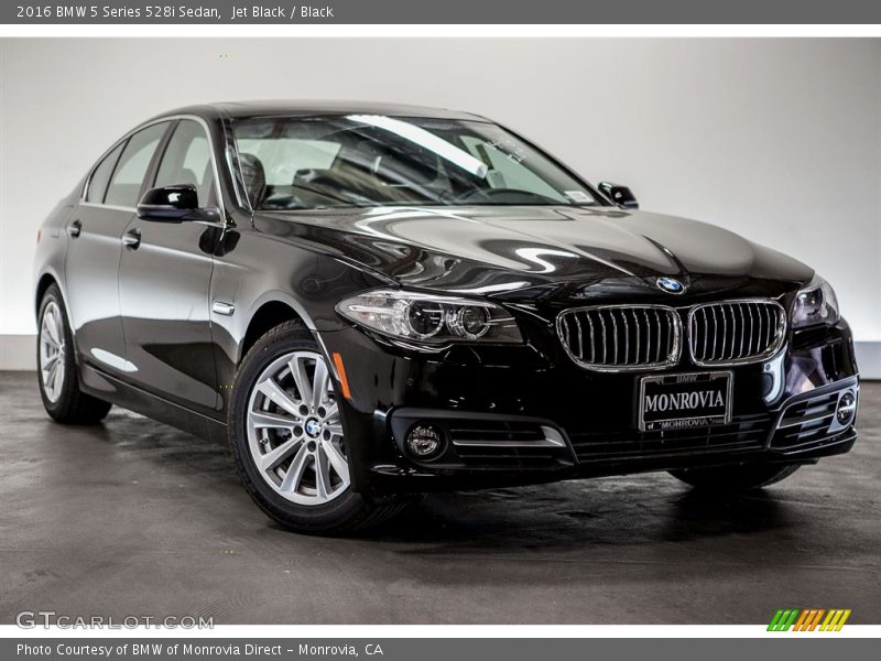 Jet Black / Black 2016 BMW 5 Series 528i Sedan