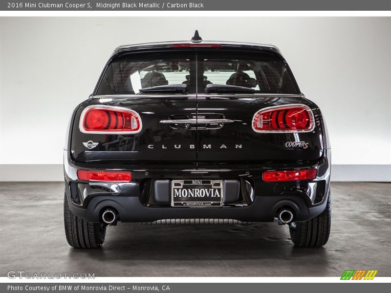 Midnight Black Metallic / Carbon Black 2016 Mini Clubman Cooper S