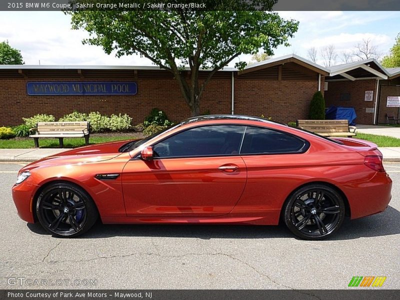 Sakhir Orange Metallic / Sakhir Orange/Black 2015 BMW M6 Coupe