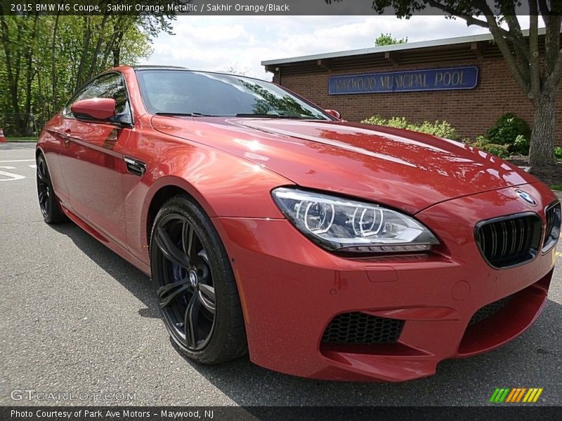 Sakhir Orange Metallic / Sakhir Orange/Black 2015 BMW M6 Coupe