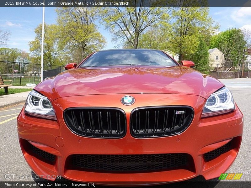 Sakhir Orange Metallic / Sakhir Orange/Black 2015 BMW M6 Coupe