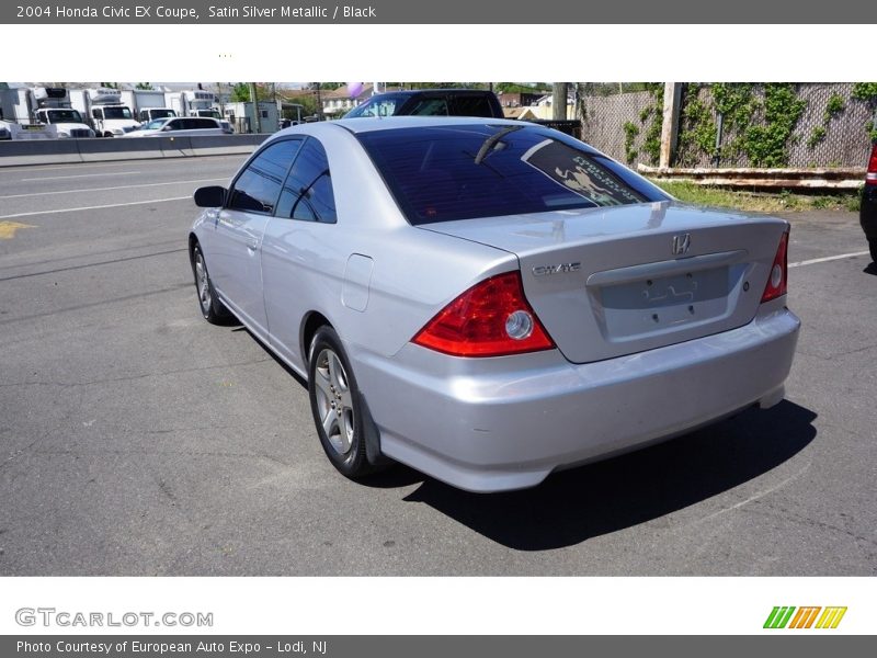 Satin Silver Metallic / Black 2004 Honda Civic EX Coupe