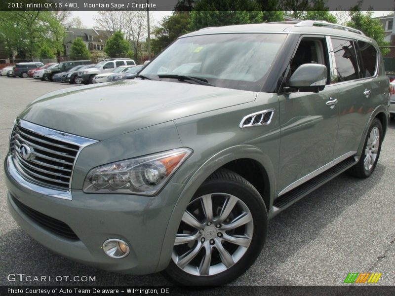 Mountain Sage / Graphite 2012 Infiniti QX 56 4WD