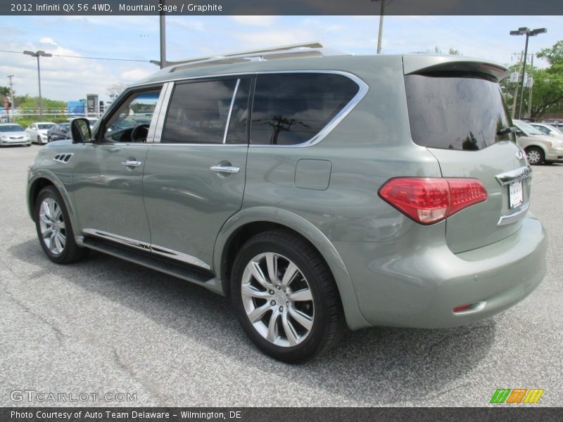 Mountain Sage / Graphite 2012 Infiniti QX 56 4WD