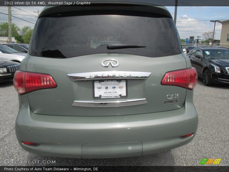 Mountain Sage / Graphite 2012 Infiniti QX 56 4WD