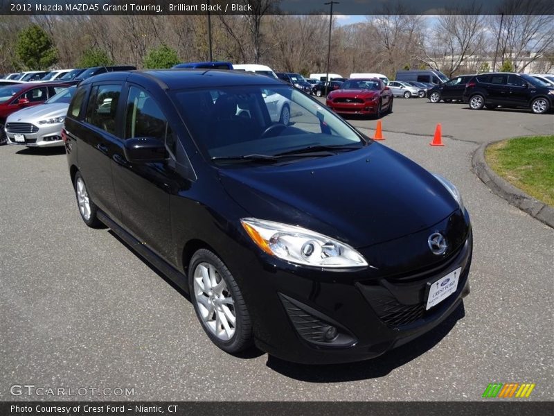 Brilliant Black / Black 2012 Mazda MAZDA5 Grand Touring