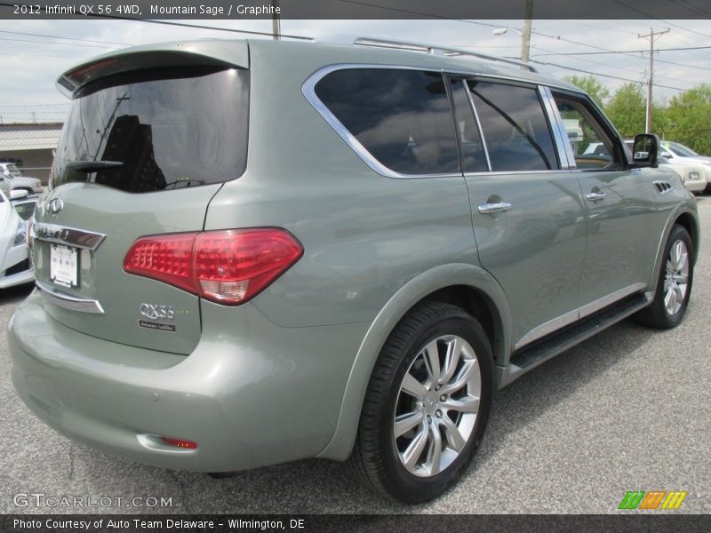 Mountain Sage / Graphite 2012 Infiniti QX 56 4WD