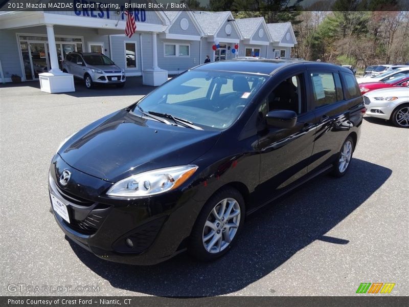 Brilliant Black / Black 2012 Mazda MAZDA5 Grand Touring