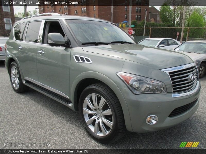 Mountain Sage / Graphite 2012 Infiniti QX 56 4WD