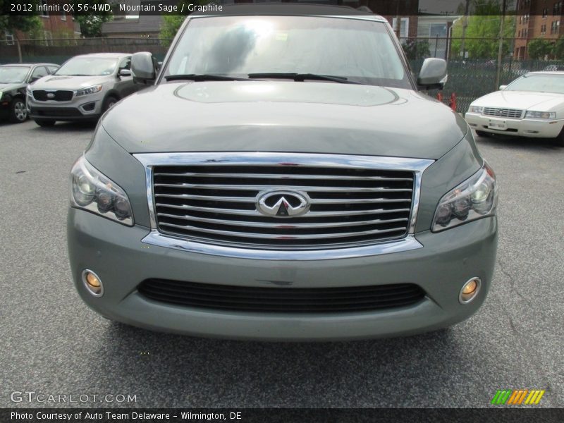 Mountain Sage / Graphite 2012 Infiniti QX 56 4WD