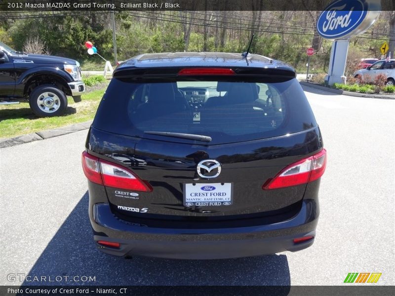 Brilliant Black / Black 2012 Mazda MAZDA5 Grand Touring