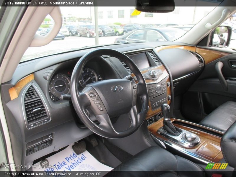 Mountain Sage / Graphite 2012 Infiniti QX 56 4WD