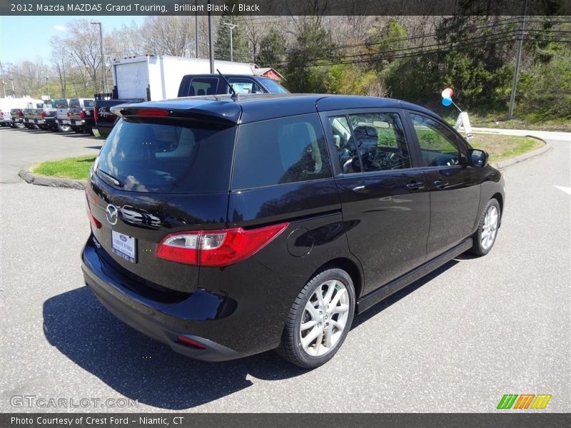 Brilliant Black / Black 2012 Mazda MAZDA5 Grand Touring