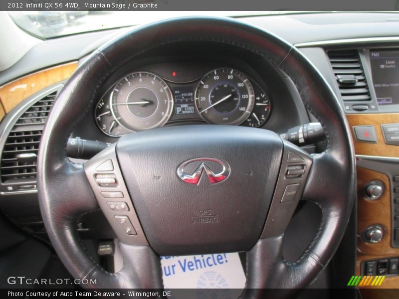 Mountain Sage / Graphite 2012 Infiniti QX 56 4WD