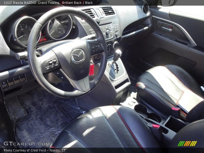 Brilliant Black / Black 2012 Mazda MAZDA5 Grand Touring