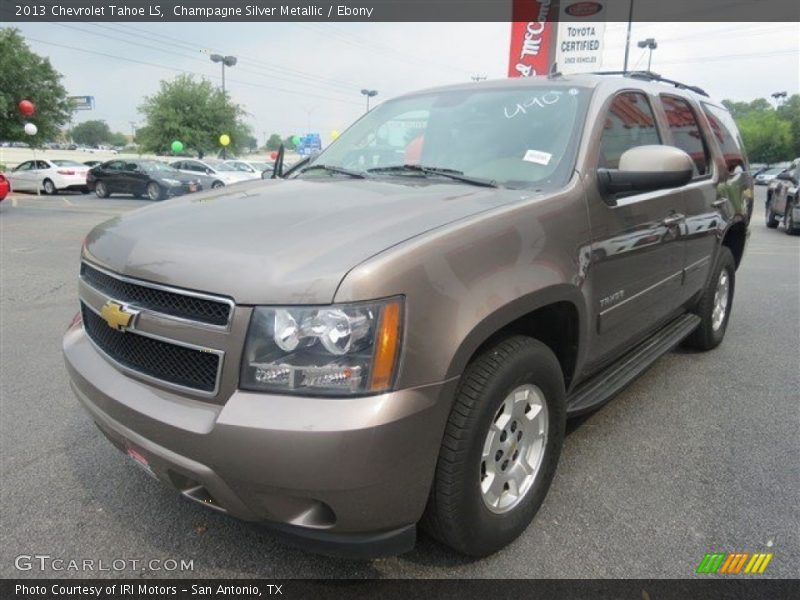 Champagne Silver Metallic / Ebony 2013 Chevrolet Tahoe LS