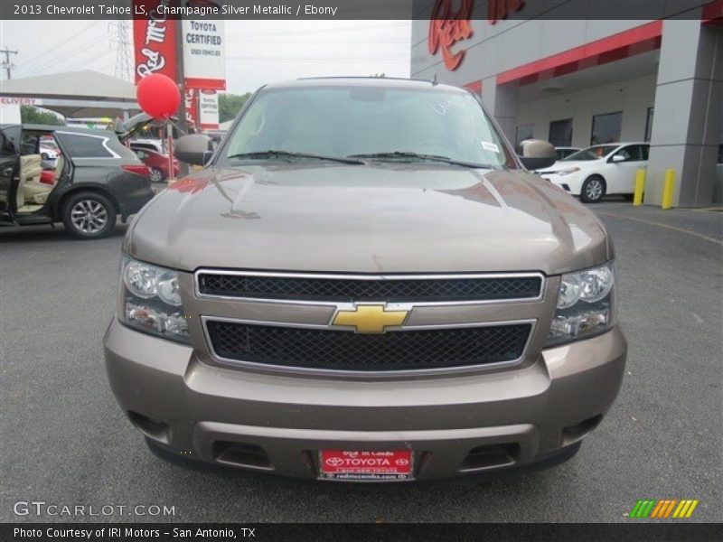 Champagne Silver Metallic / Ebony 2013 Chevrolet Tahoe LS