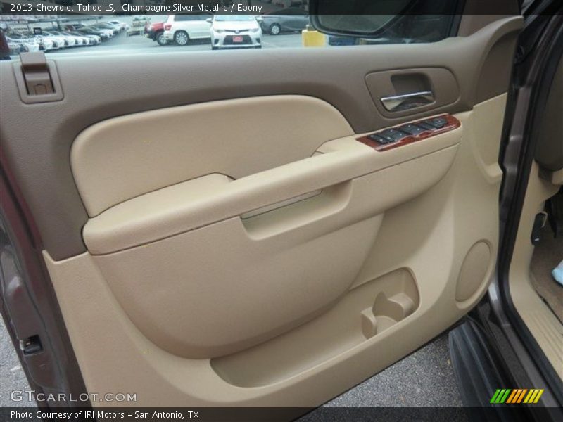 Champagne Silver Metallic / Ebony 2013 Chevrolet Tahoe LS
