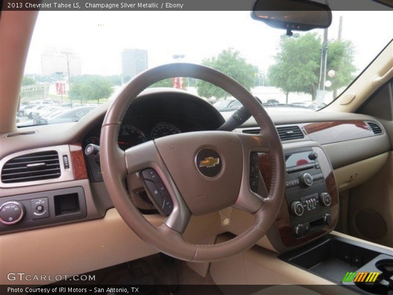 Champagne Silver Metallic / Ebony 2013 Chevrolet Tahoe LS