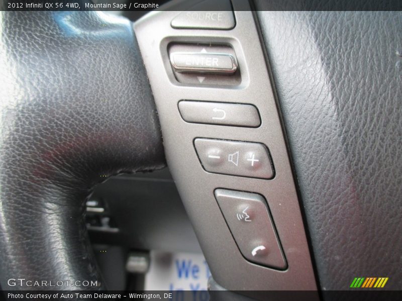 Mountain Sage / Graphite 2012 Infiniti QX 56 4WD
