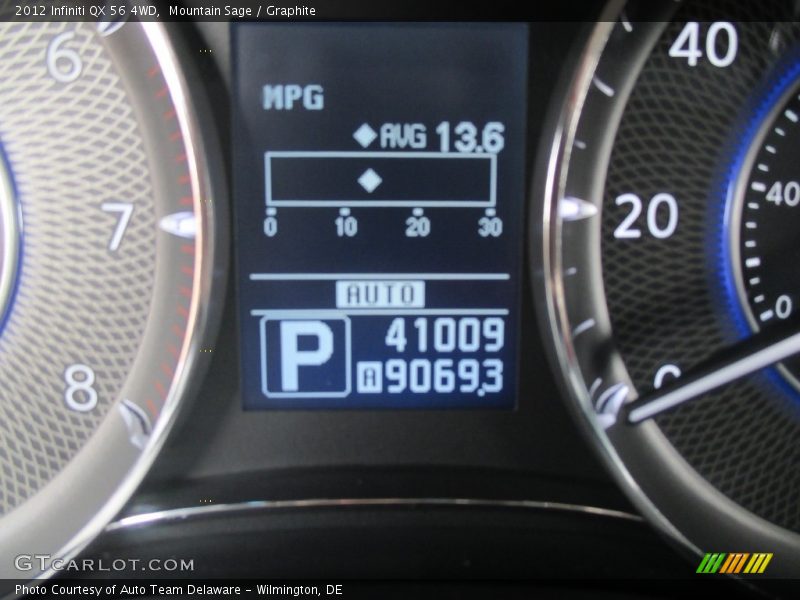 Mountain Sage / Graphite 2012 Infiniti QX 56 4WD