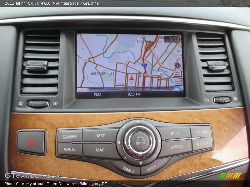 Mountain Sage / Graphite 2012 Infiniti QX 56 4WD