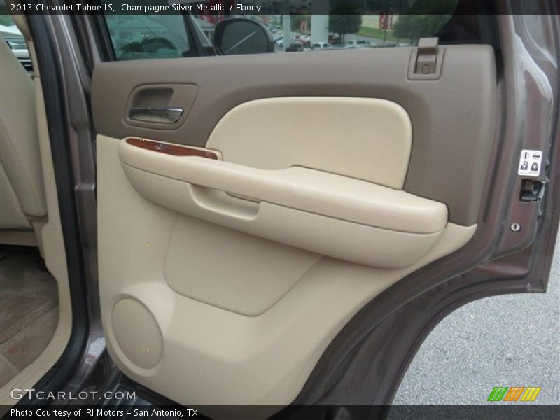 Champagne Silver Metallic / Ebony 2013 Chevrolet Tahoe LS