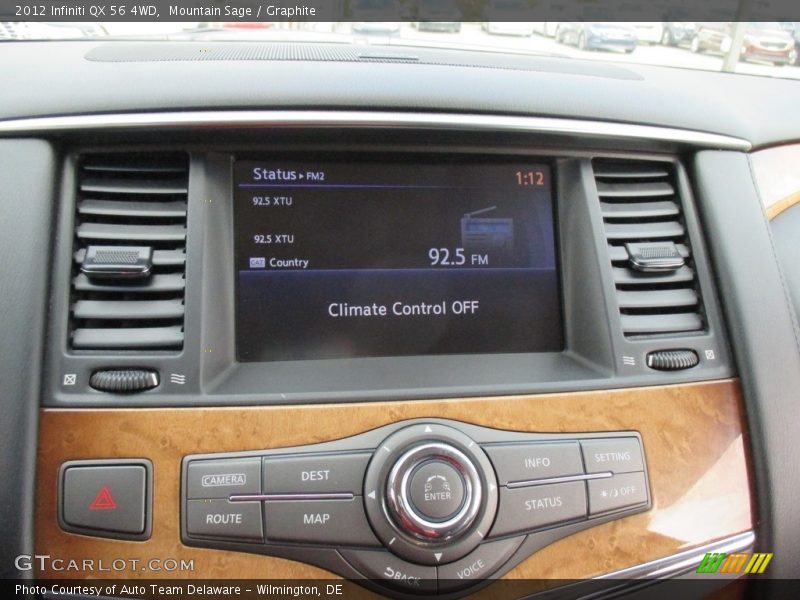 Mountain Sage / Graphite 2012 Infiniti QX 56 4WD