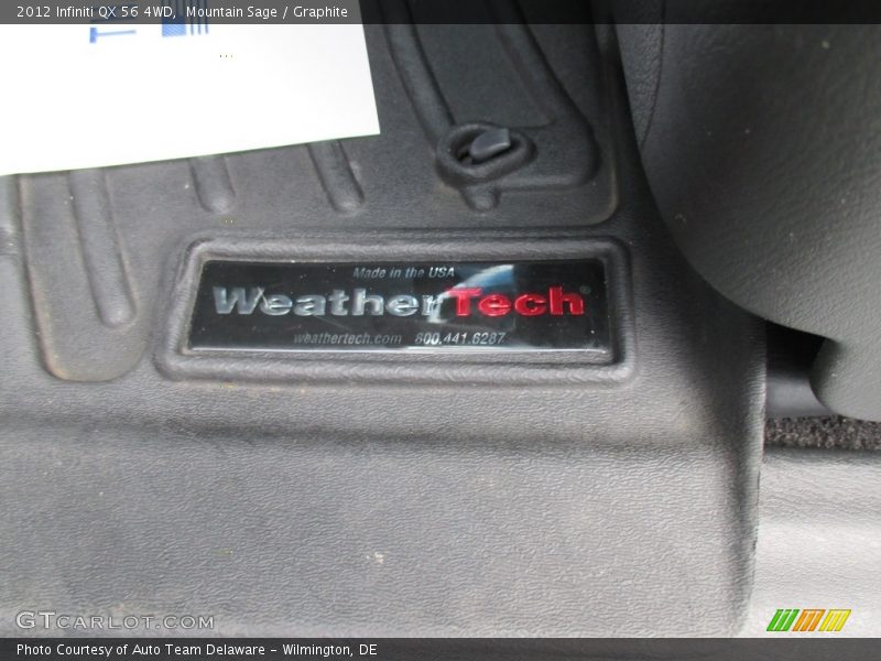 Mountain Sage / Graphite 2012 Infiniti QX 56 4WD