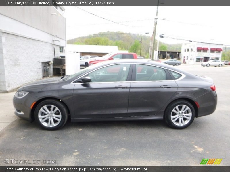 Granite Crystal Metallic / Black/Linen 2015 Chrysler 200 Limited