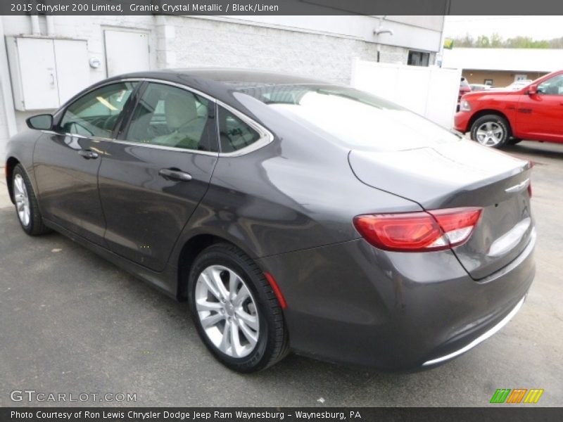 Granite Crystal Metallic / Black/Linen 2015 Chrysler 200 Limited